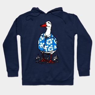 Hawaiian Shirted Duck Hoodie